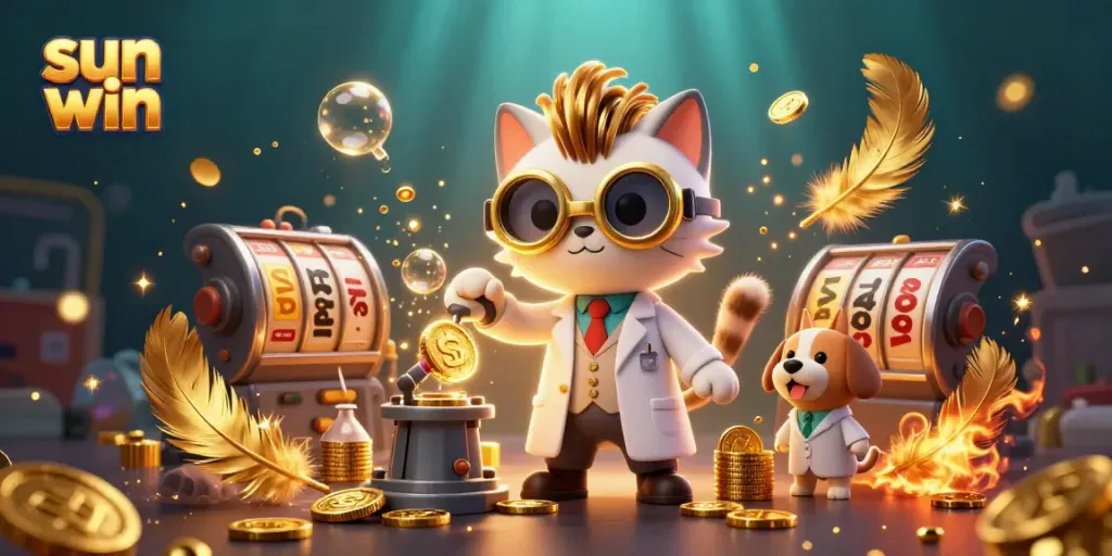 Experience the thrill of sun win with engaging casino elements and dynamic characters.